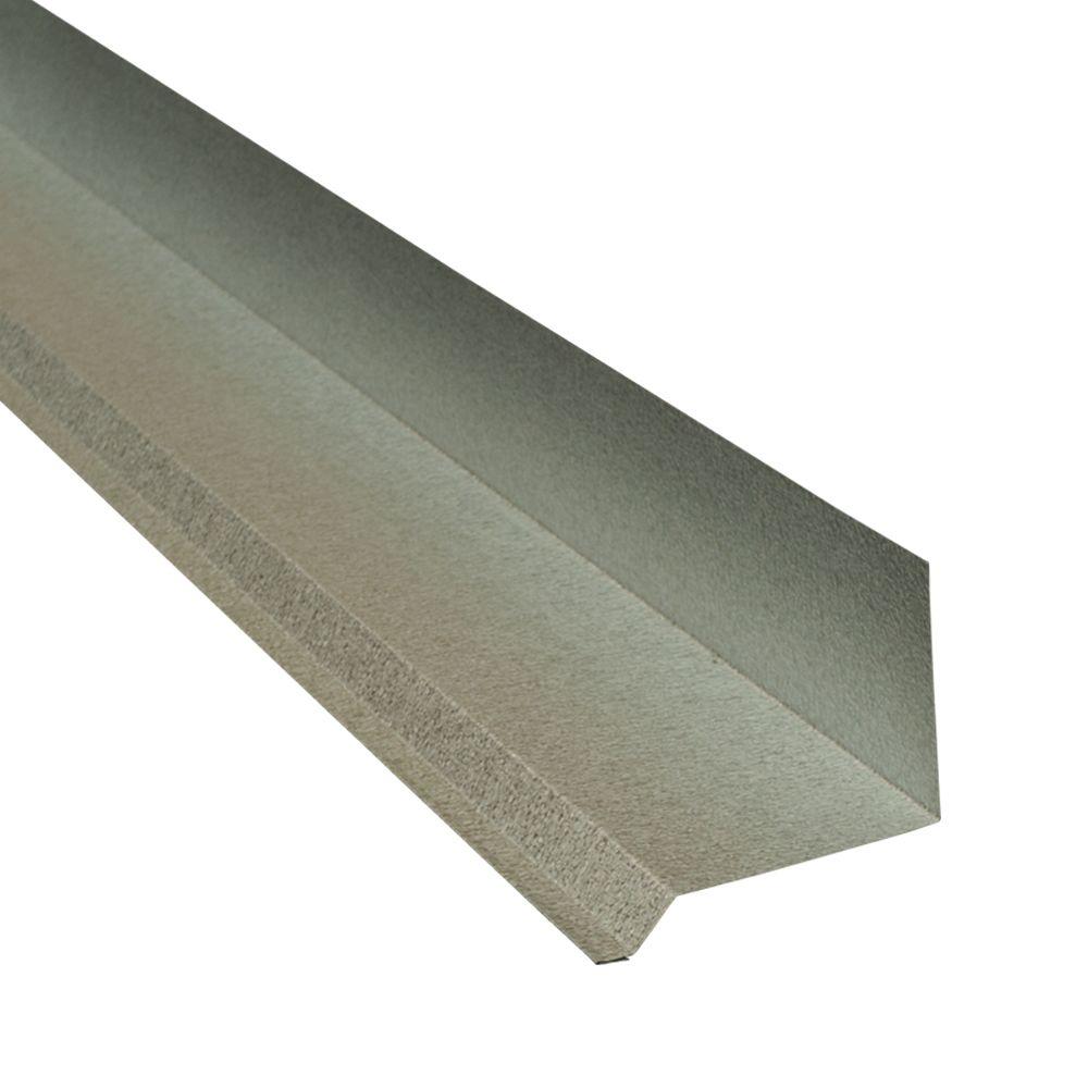 Metal Sales 10 ft. 6 in. Galvalume Steel Universal Sidewall Trim Side Ridge FlashingHD4207841