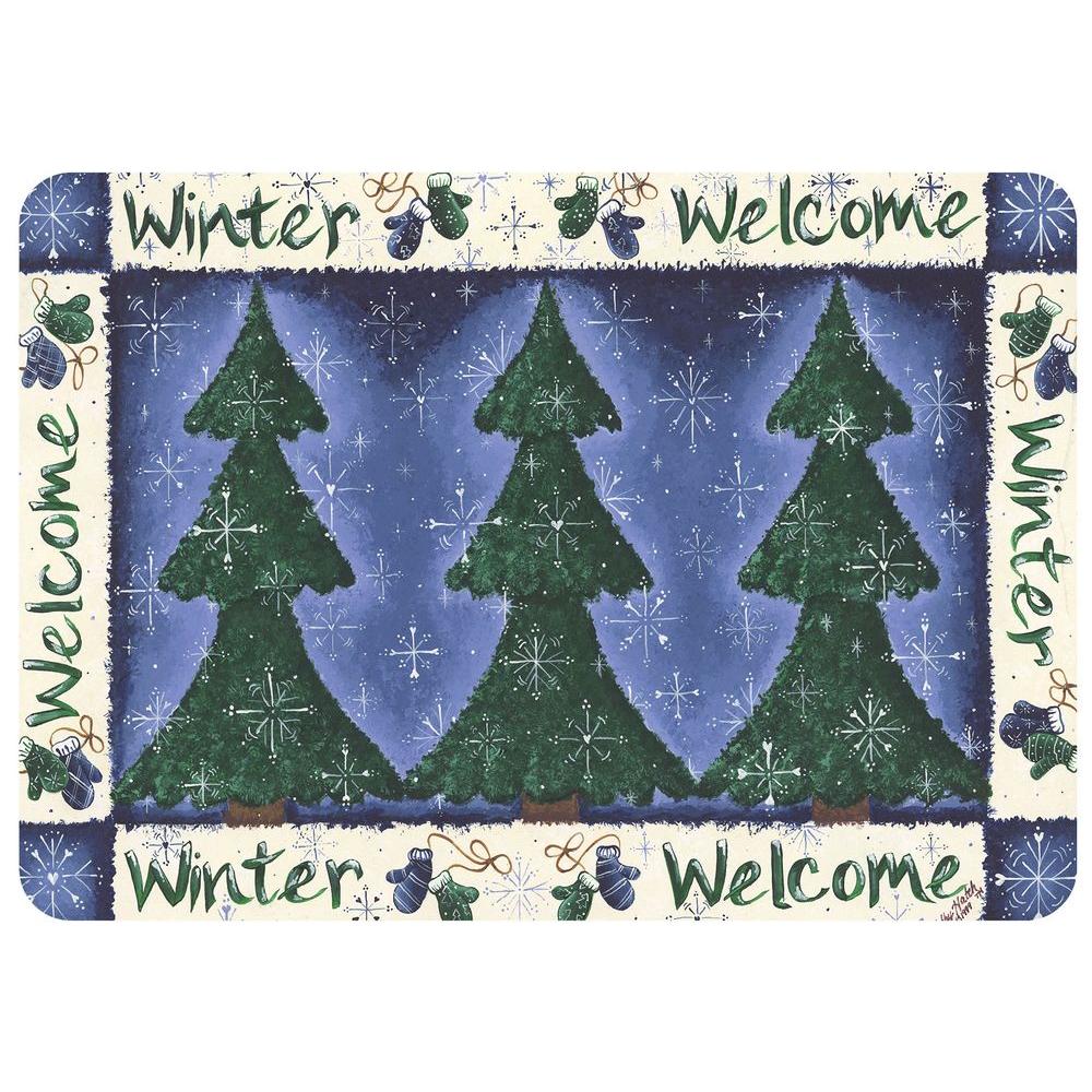 Bungalow Flooring Winter 22 in. x 31 in. Polyester Surface Mat
