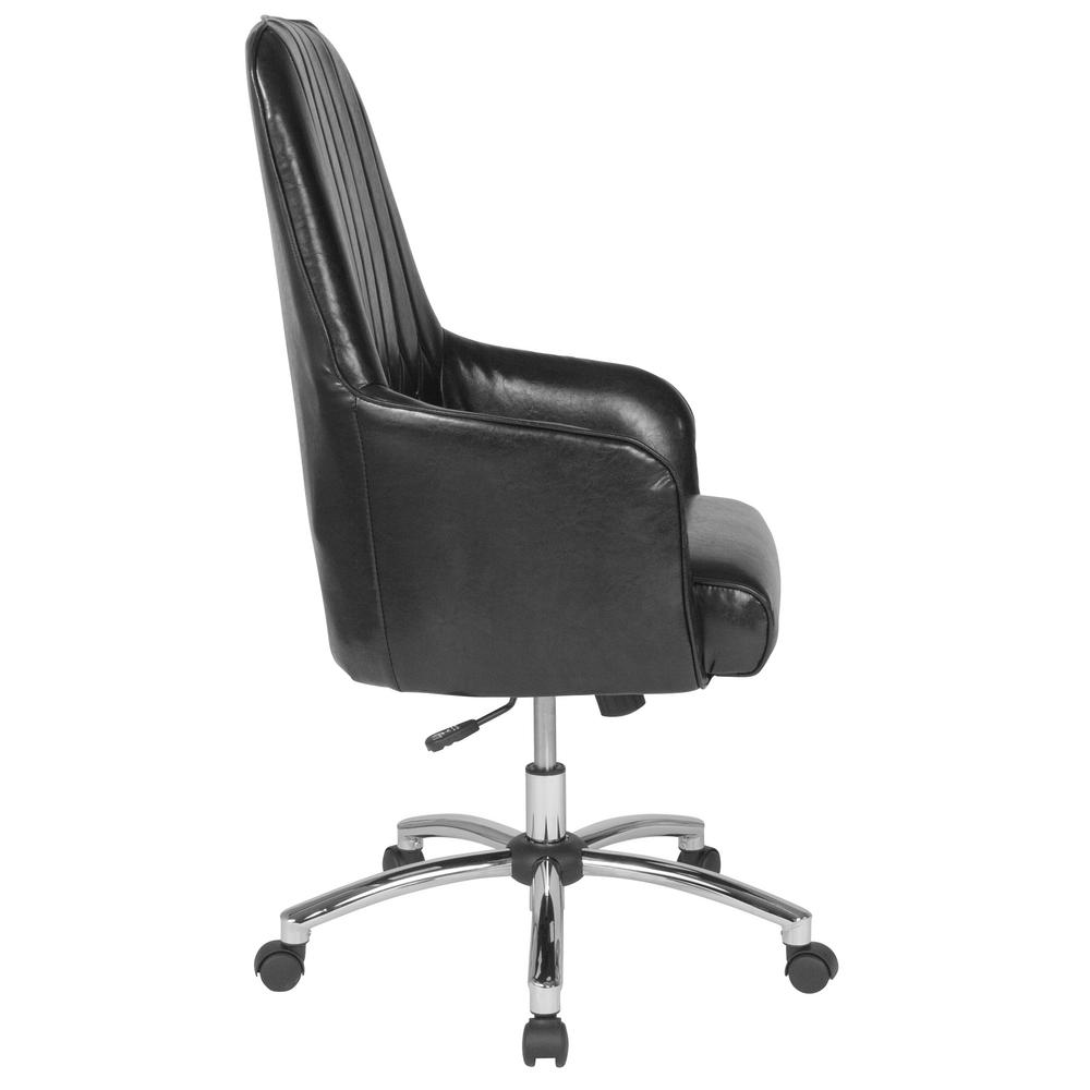 Carnegy Avenue Black Leather Office Desk Chair Cga Bt 232140 Bl Hd