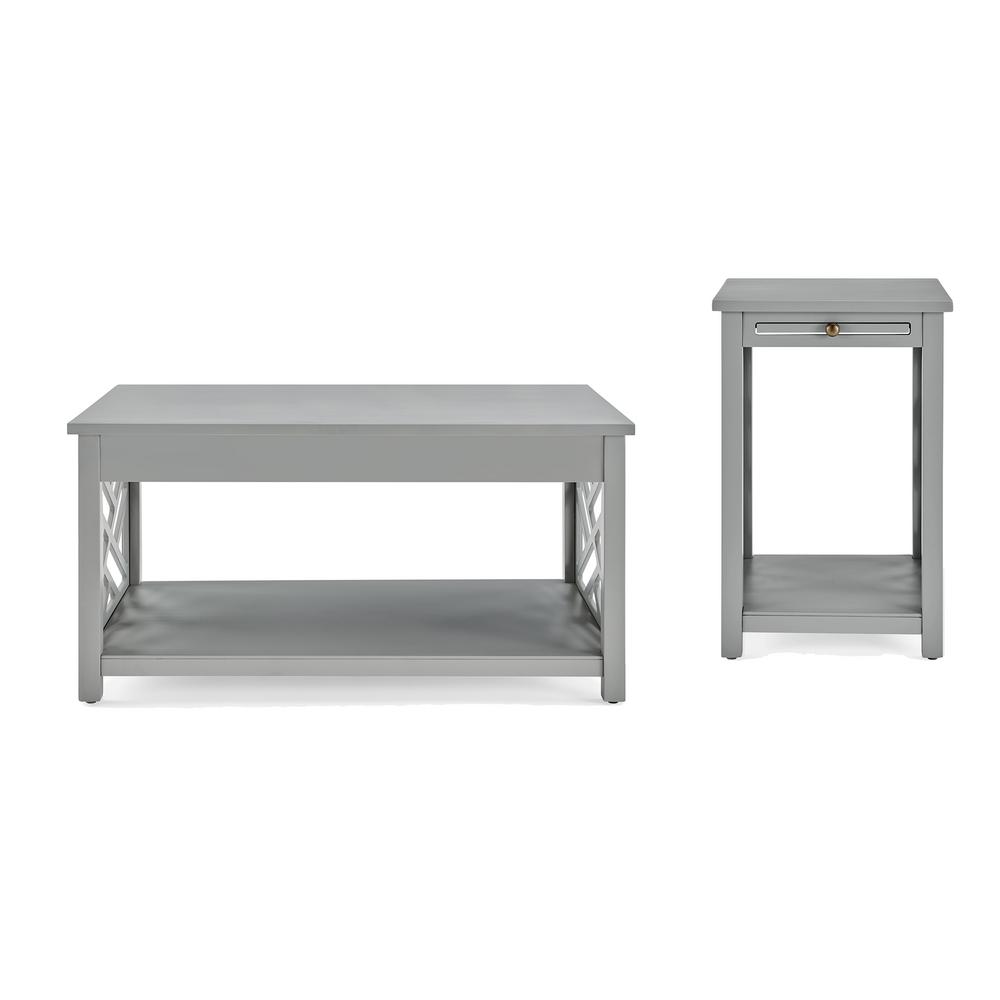 gray coffee table tray