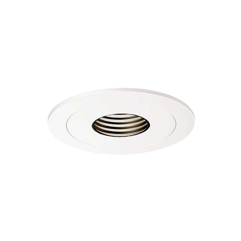 Halo LowVoltage 4 in. White Recessed Ceiling Light Pinhole Trim with