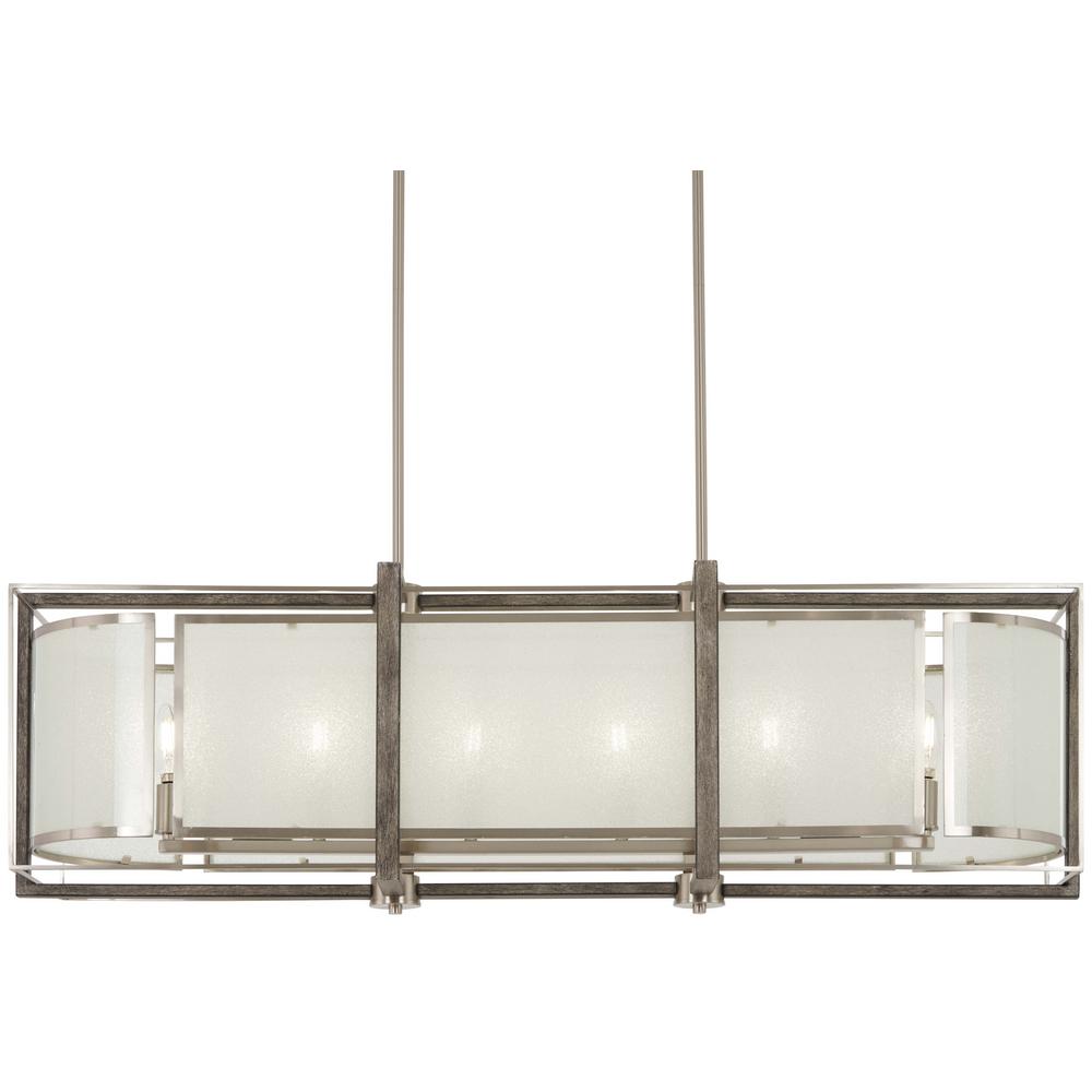 brushed nickel pool table light
