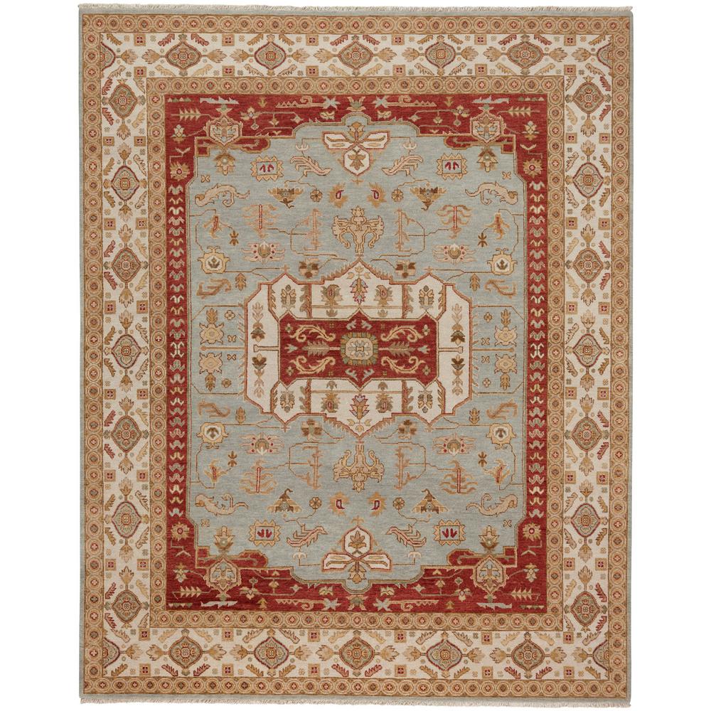 Capel Biltmore Plantation Voyage Blue Cream 10 Ft X 14 Area Rug