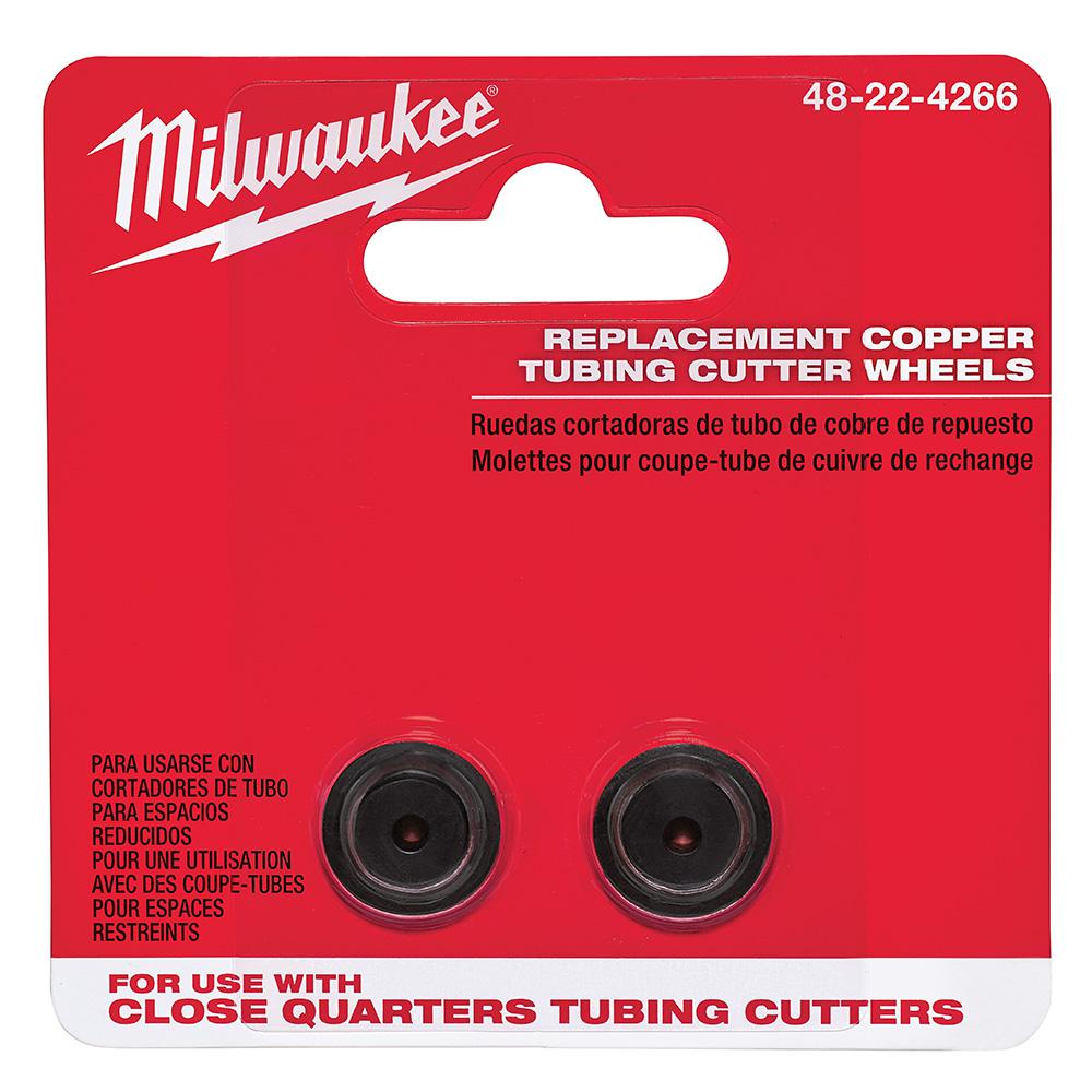 Milwaukee Close Quarters Cutter Replacement Blades (2-Piece)-48-22-4266 Milwaukee Tubing Cutter Replacement Blades