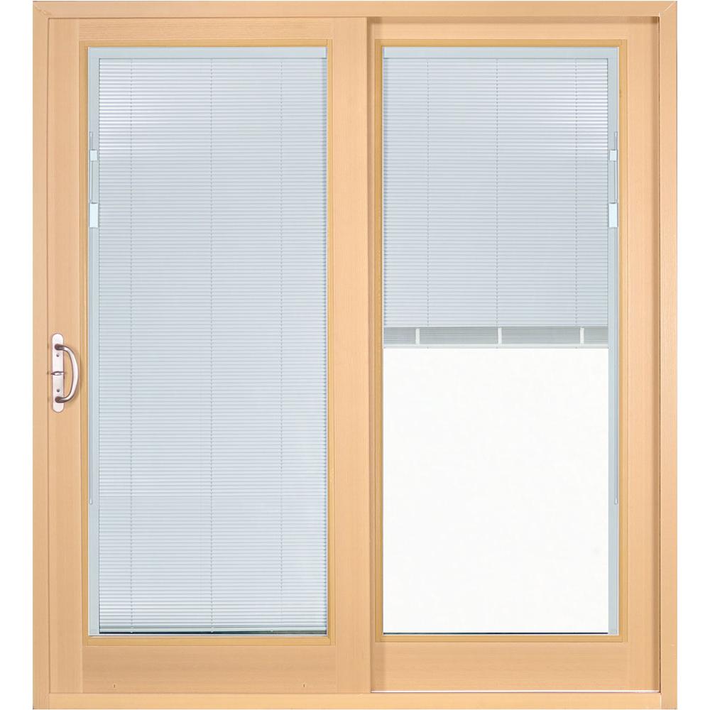Mp Doors 72 In X 80 In Woodgrain Interior And Smooth White Right