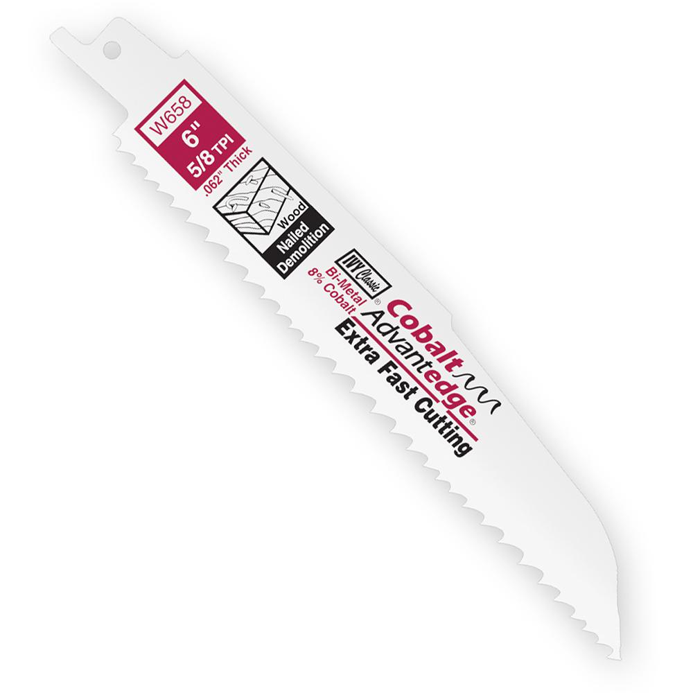 Ivy Classic 7/8 in. W x 6 in. x 5/8 TPI BiMetal Reciprocating Saw