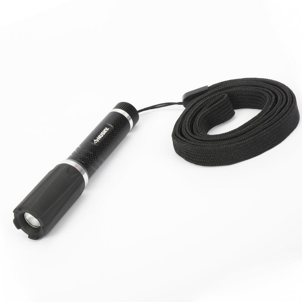 Husky Flashlights Accessories The Home Depot 50 Lumen Led Mini Penlight With Neck Lanyard