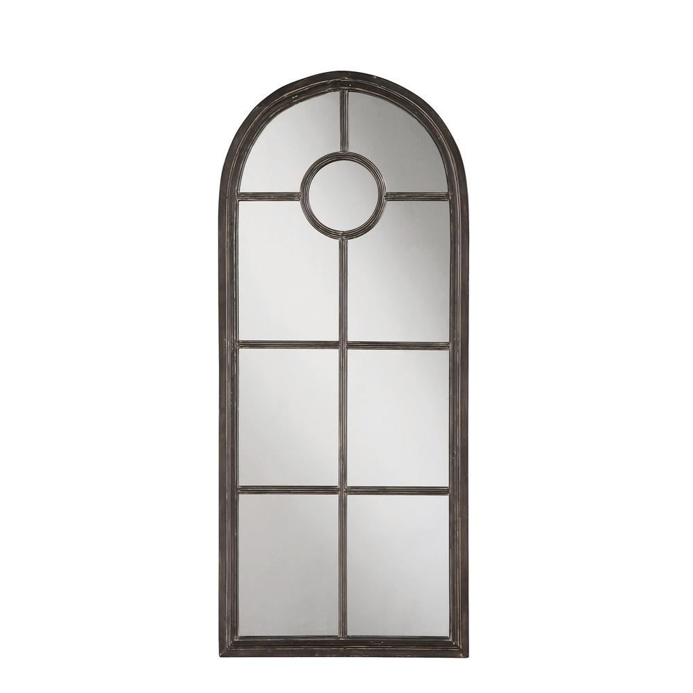 Creative Co Op Larkin Distressed Black Framed Mirror De2934 The Creative Co Op Larkin Distressed Black Framed Mirror
