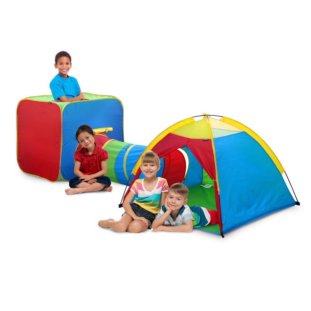 kids play tent and tunnel