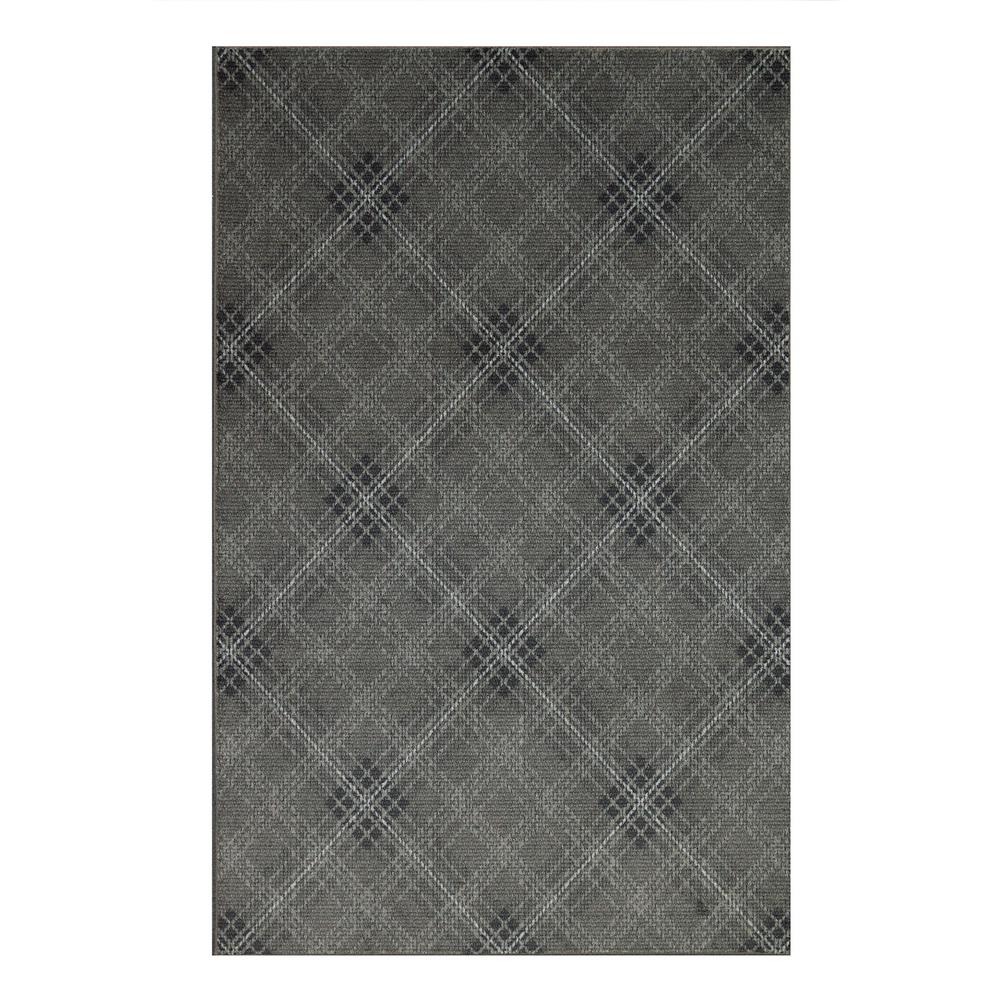 Mohawk Home Rus Plaid Charcoal 5 Ft X 8 Area Rug