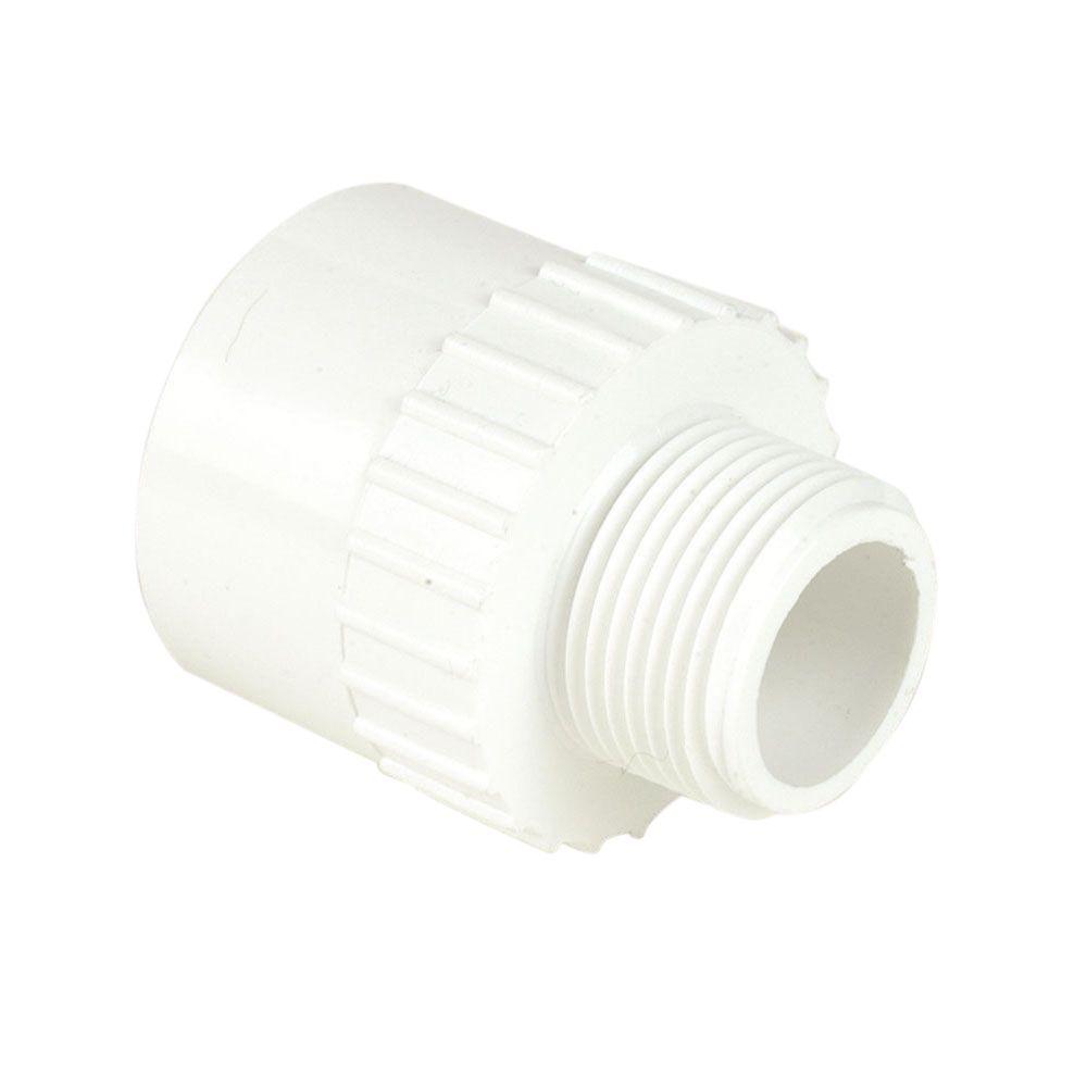 DURA 1-1/2 in. x 1-1/4 in. Schedule 40 PVC Male Reducing Adapter-C436 ...