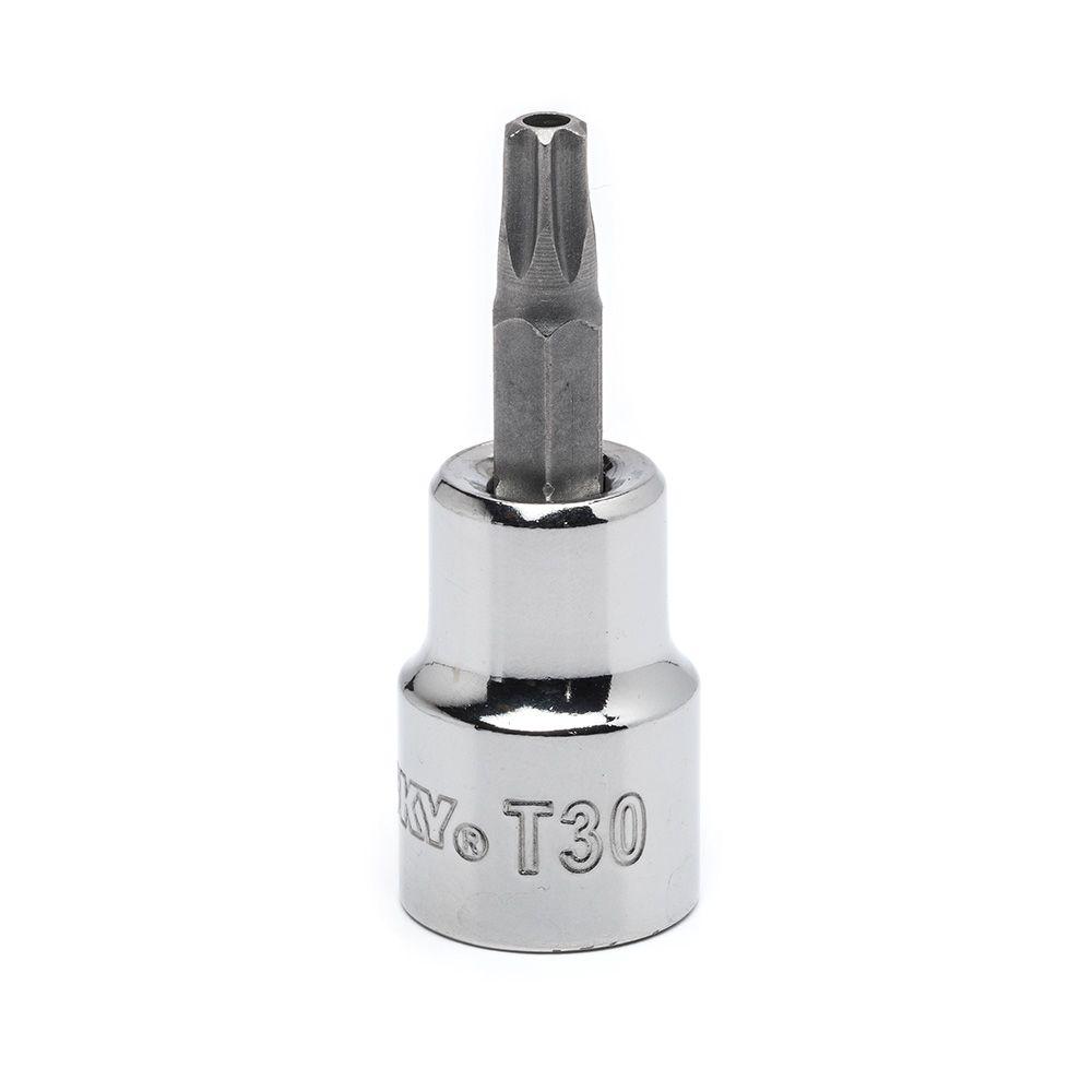 Husky T30 TamperProof Torx 3/8 in. Drive Bit SocketH3DTPTBST30 The