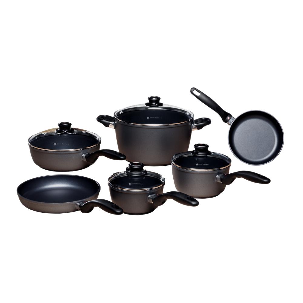 Swiss Diamond Classic Series Ultimate Kitchen Cookware Set 10