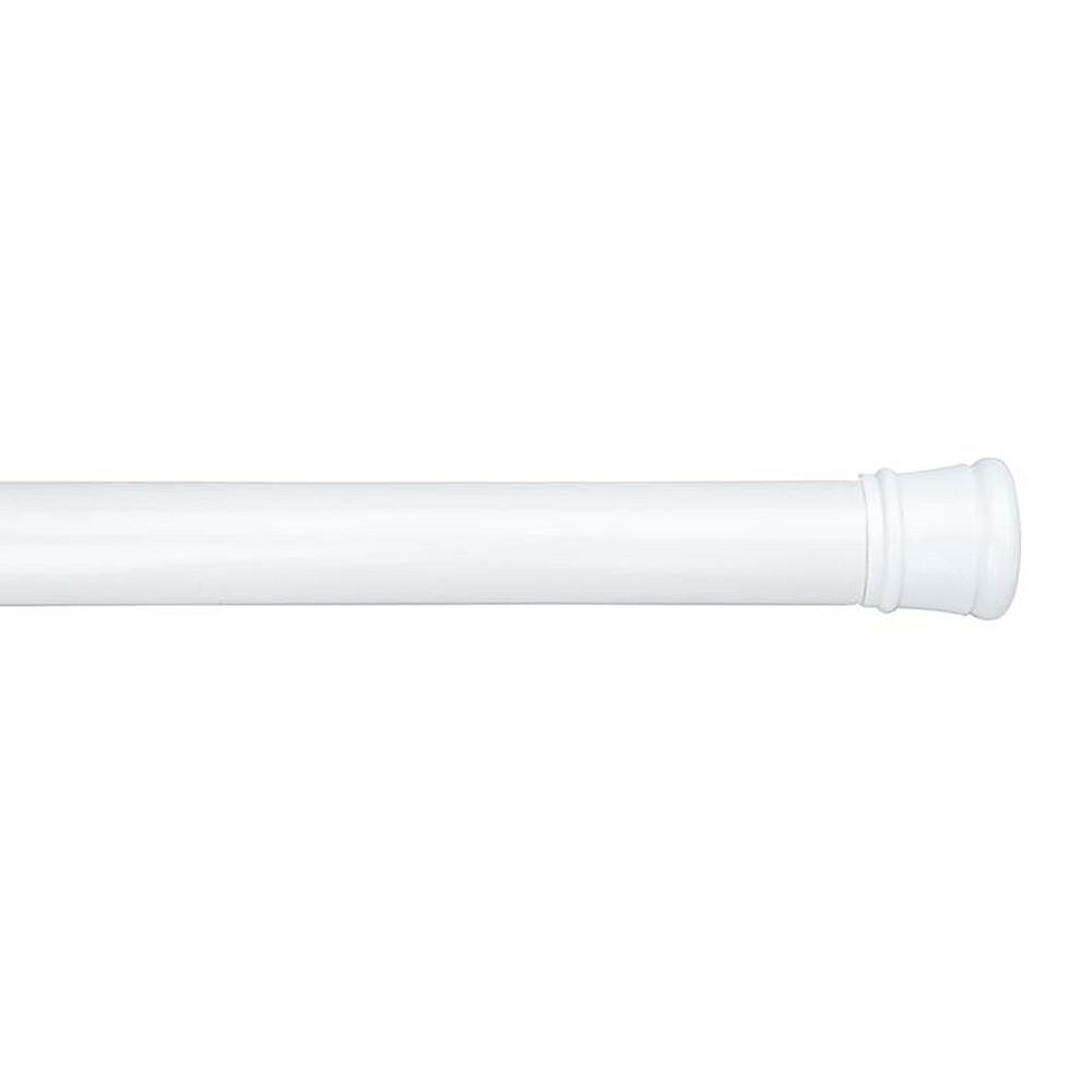 Bath Bliss Tension Shower Rod in White59016 The Home Depot