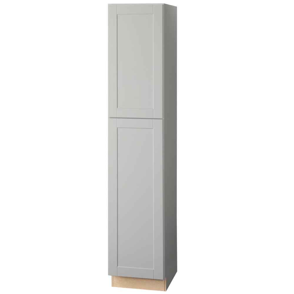 Create & Customize Your Kitchen Cabinets Shaker Pantry Cabinets In Dove ...