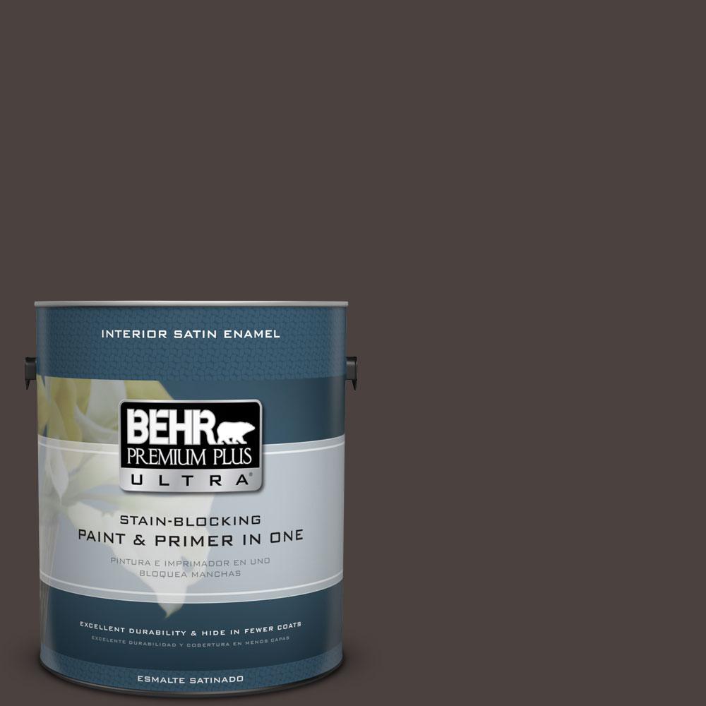 BEHR Premium Plus Ultra 1-Gal. #UL130-23 Sweet Molasses Interior Flat ...