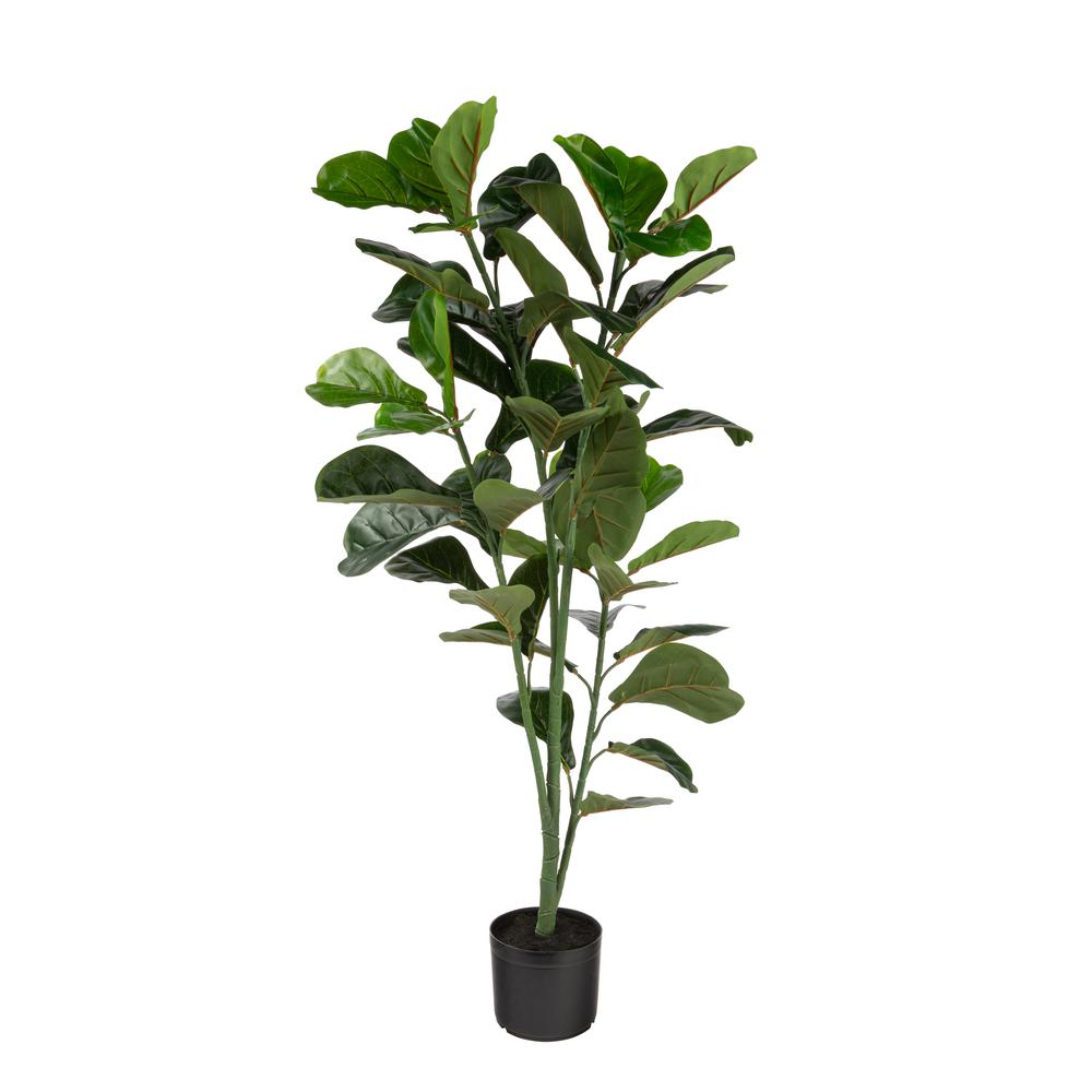 NATURAE DECOR Fiddle Leaf Fig 47 in. Indoor/Outdoor Artificial