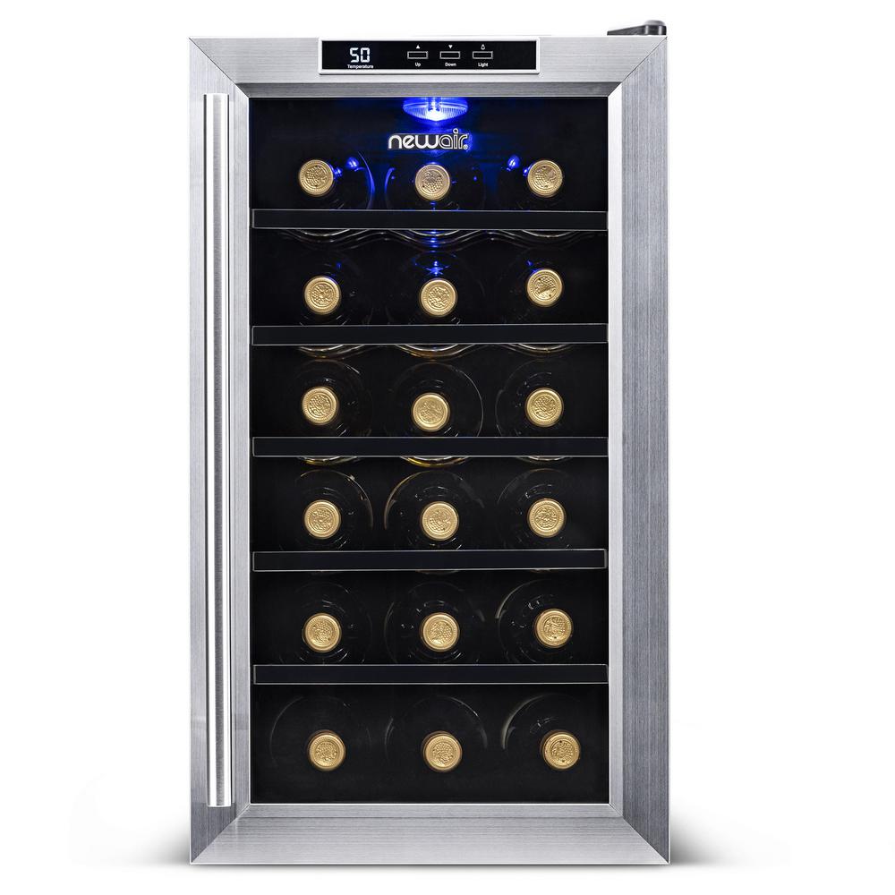 NewAir Premium Single Zone 18Bottle Freestanding Cellar Thermoelectric