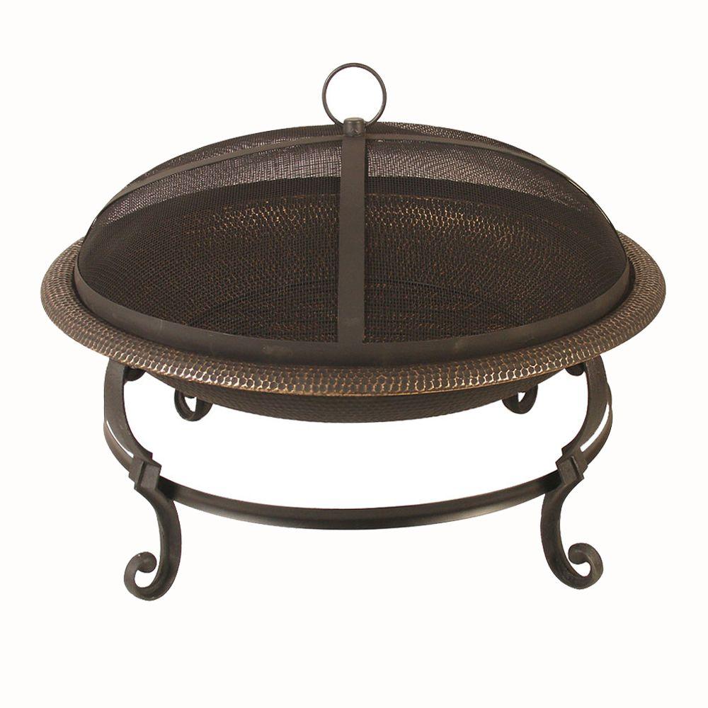 Steel Wood Portable Fire Pits Outdoor Heating The Home Depot