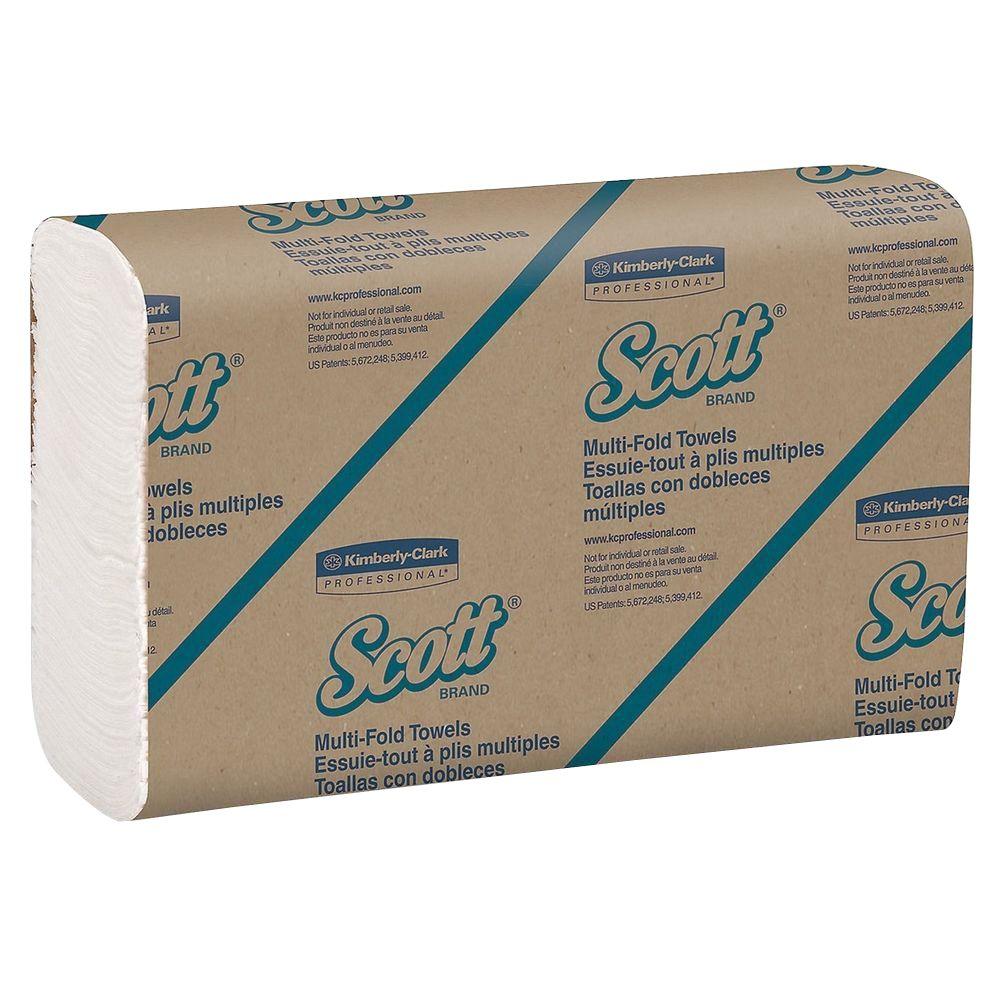 Scott Multi Fold Paper Towels 250 Per Pack KCC01804 The Home Depot