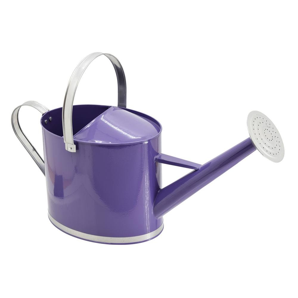 Arcadia Garden Products Basic 1 Gal. Purple Metal Watering CanWC07