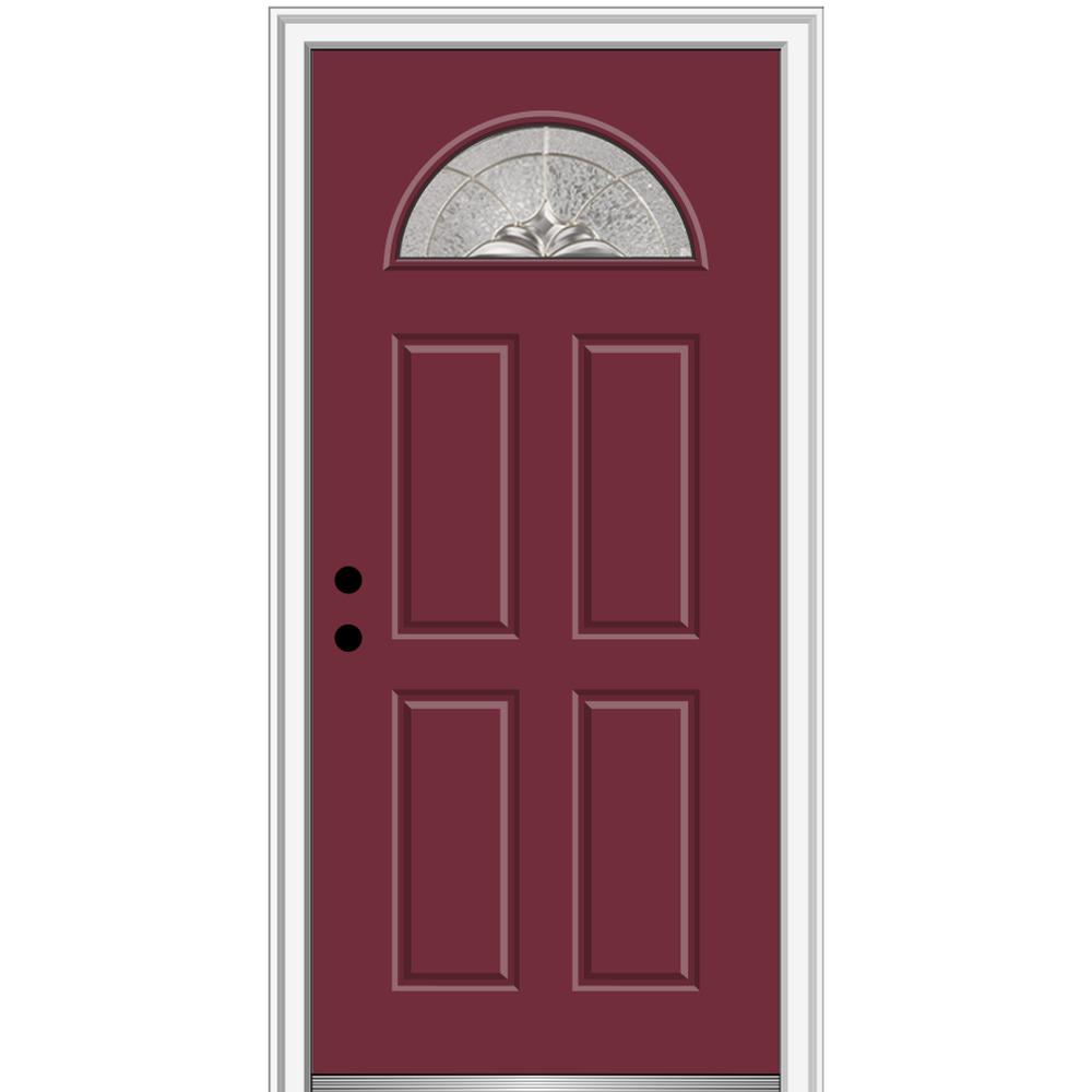 MMI Door 30 in. x 80 in. Heirlooms RightHand Inswing 1/4