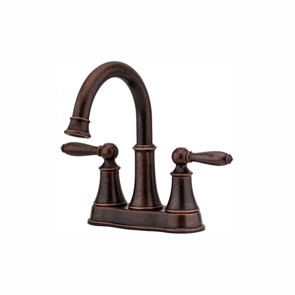 Pfister Courant 4 In Centerset 2 Handle Bathroom Faucet In Rustic