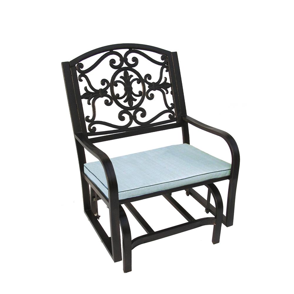 Metal Patio Furniture Outdoor Gliders Patio Chairs The Home Depot