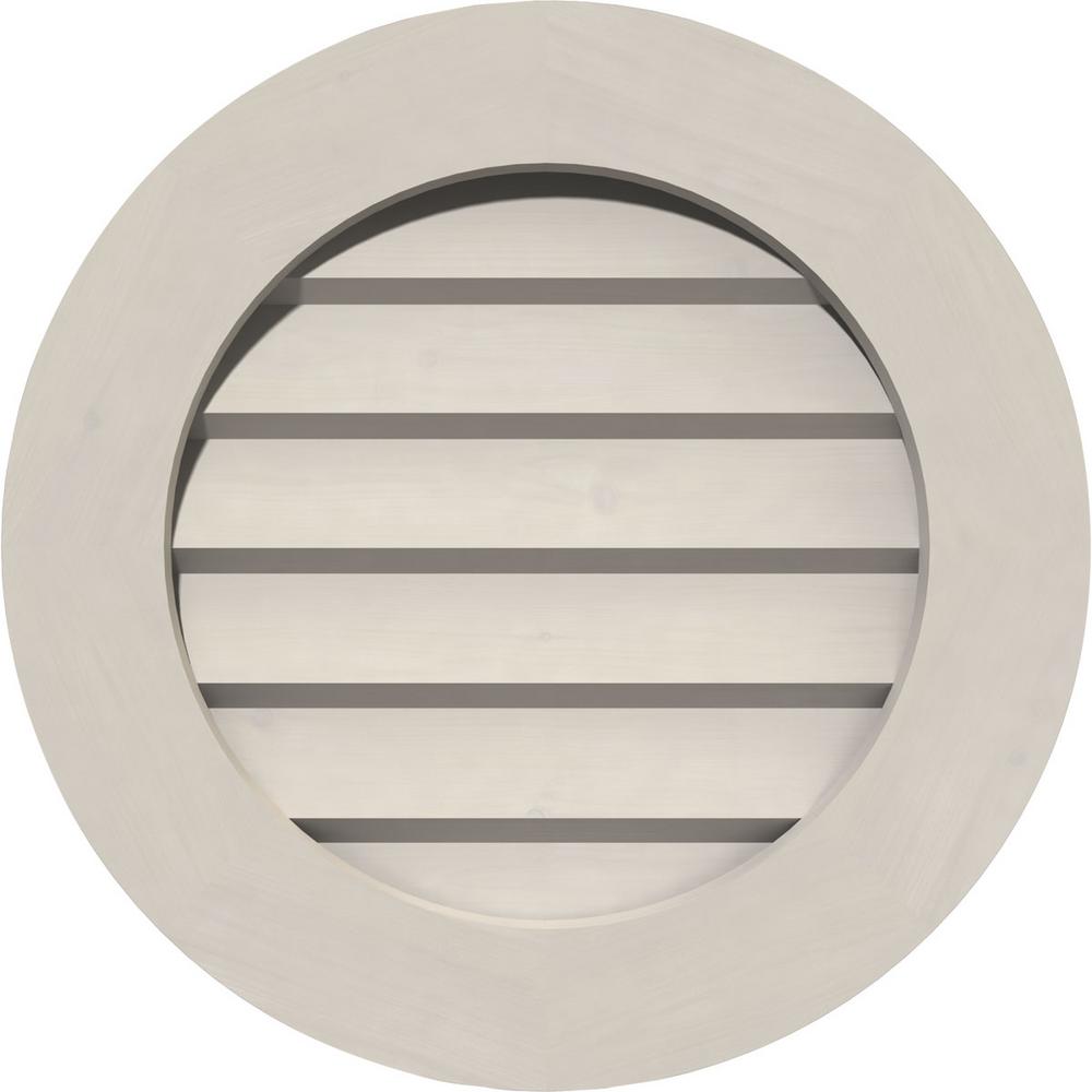 Ekena Millwork 17 in. x 17 in. Decorative Round Gable Vent