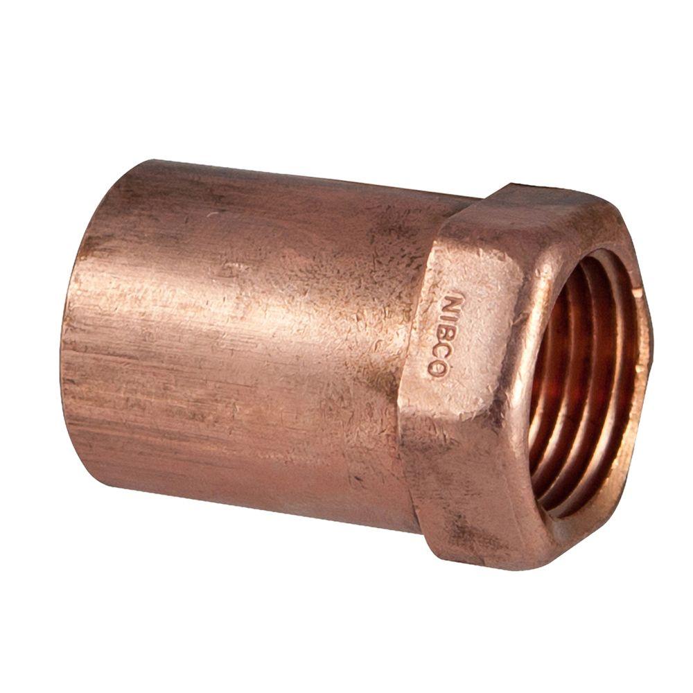 x 1/2" Copper Bell Reducer Sweat Solder Pressure Nibco 1" Fitting Street