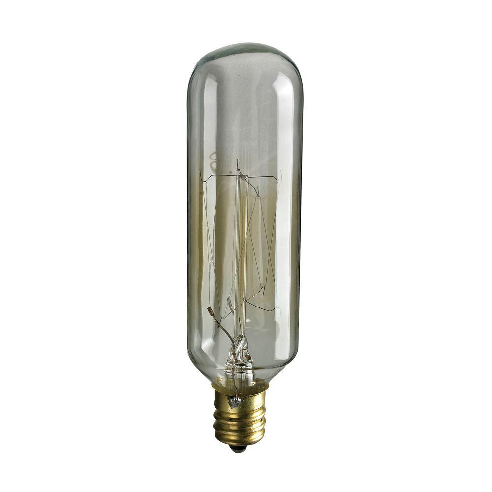 An Lighting Ogden Collection 40 Watt Incandescent T6 Candelabra 40 Watt Incandescent T6 Candelabra