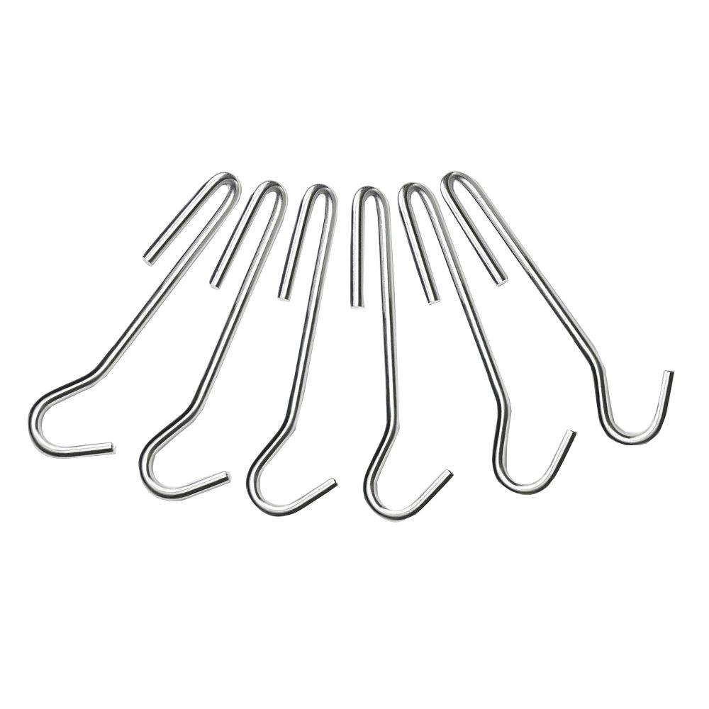 Cuisinart Universal Pot Rack Hooks In Brushed Stainless Set Of 6
