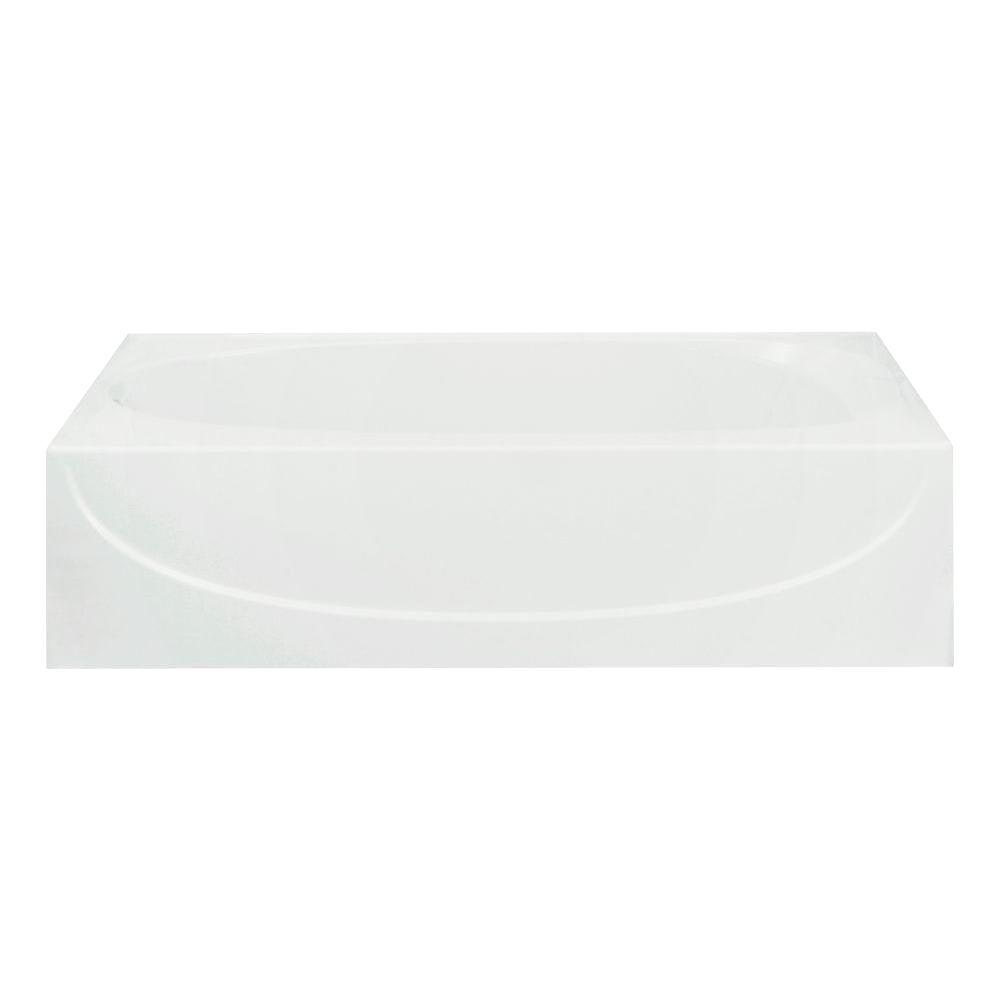 Stone Resin Alcove Bathtubs Bathtubs The Home Depot