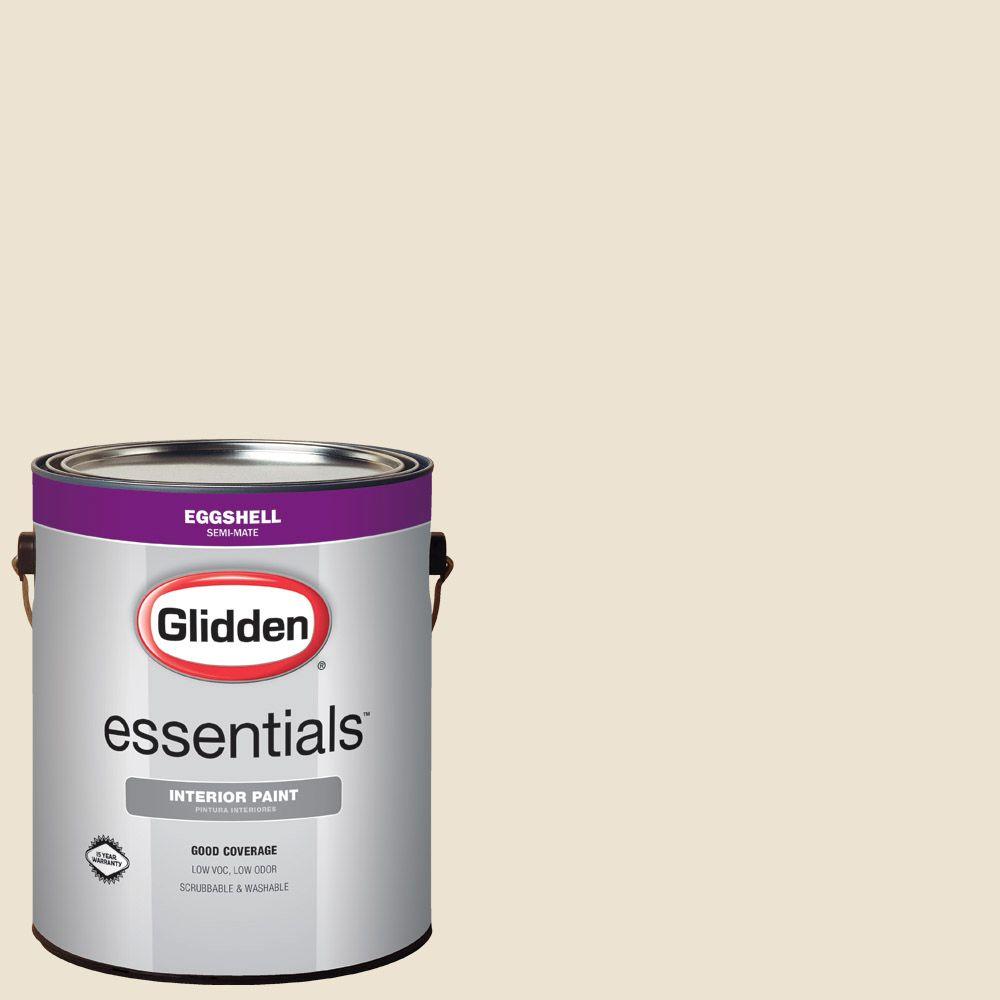 Glidden Essentials 1 Gal Hdgwn31 Elegant Ivory Cream Eggshell Glidden Essentials 1 Gal Hdgwn31 Elegant Ivory Cream Eggshell Interior Paint