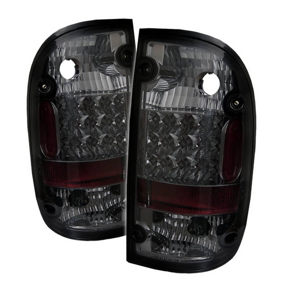 spyder auto toyota tacoma 95 00 led tail lights smoke 5008039 the home depot spyder auto toyota tacoma 95 00 led tail lights smoke