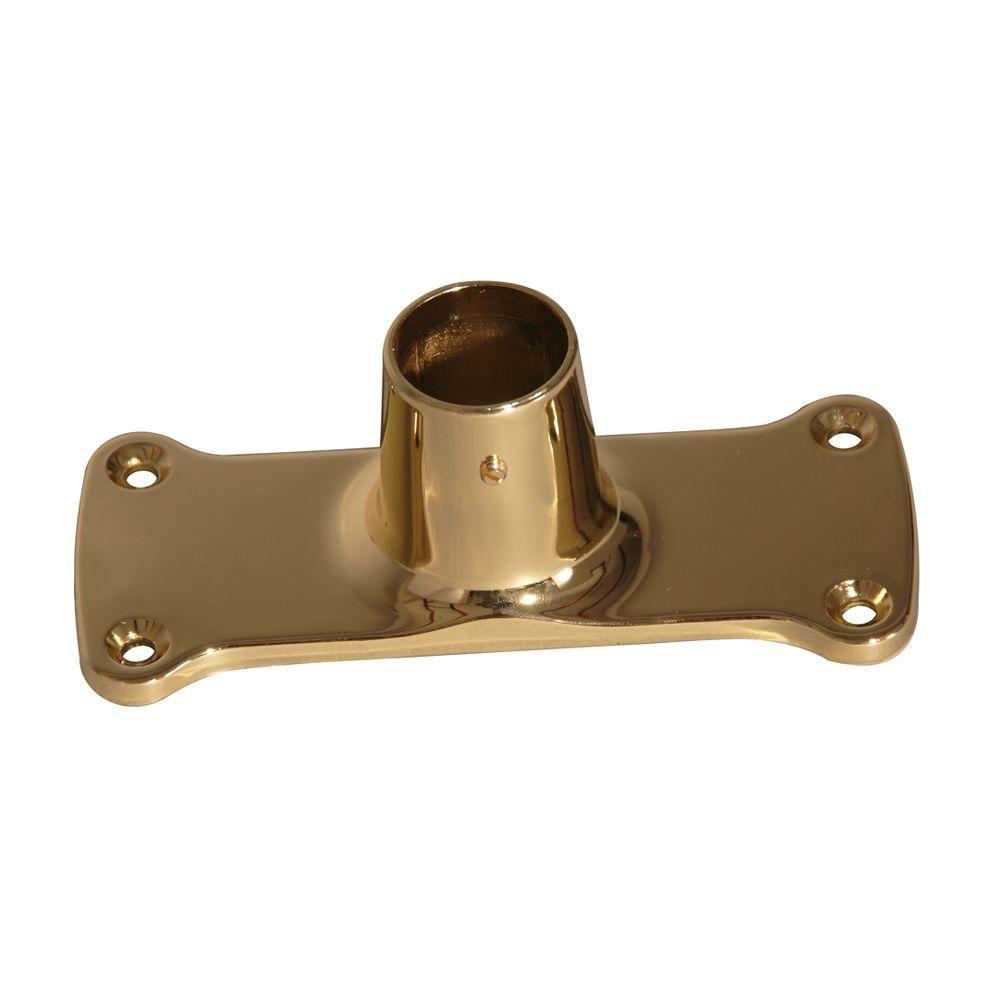 Barclay Products 1.12 in. Jumbo Rectangular Shower Rod Flanges in