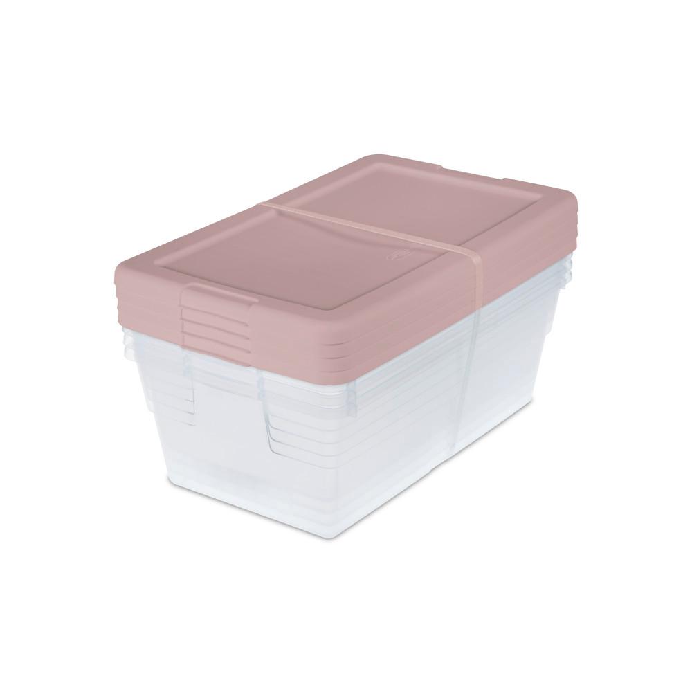 Sterilite 6Qt. Storage Box (4 Pack)16419696 The Home Depot