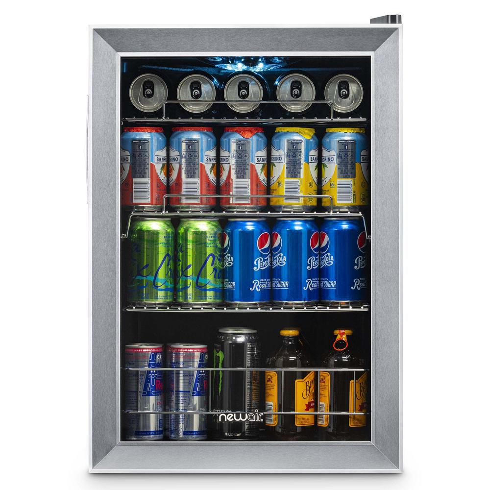 Newair 17 In 90 12 Oz Can Freestanding Beverage Cooler Fridge