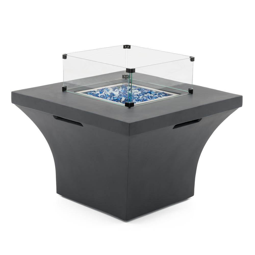 Rst Brands Solara 36 In X 24 In Square Magnesia Propane Fire Pit