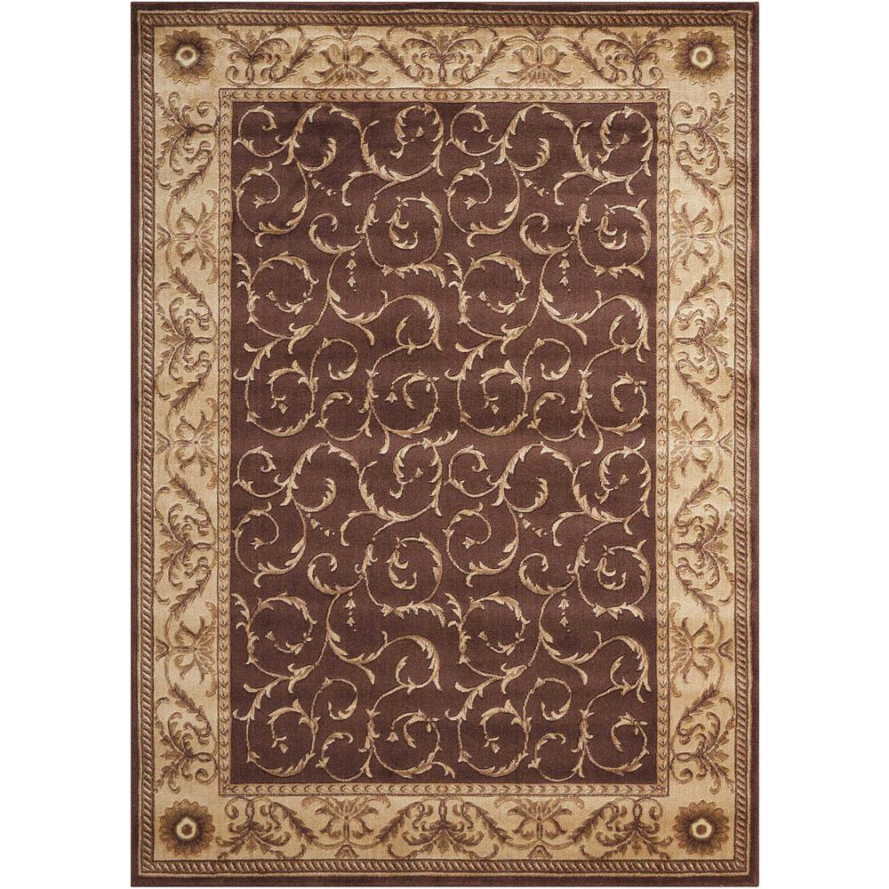 Nourison Somerset Brown 8 ft. x 11 ft. Area Rug-047908 - The Home Depot