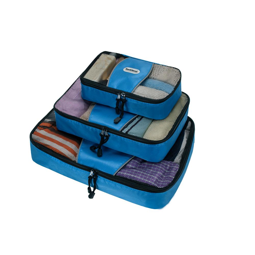 Rockland Packing Cubes-Set of 3, Blue was $60.0 now $19.2 (68.0% off)