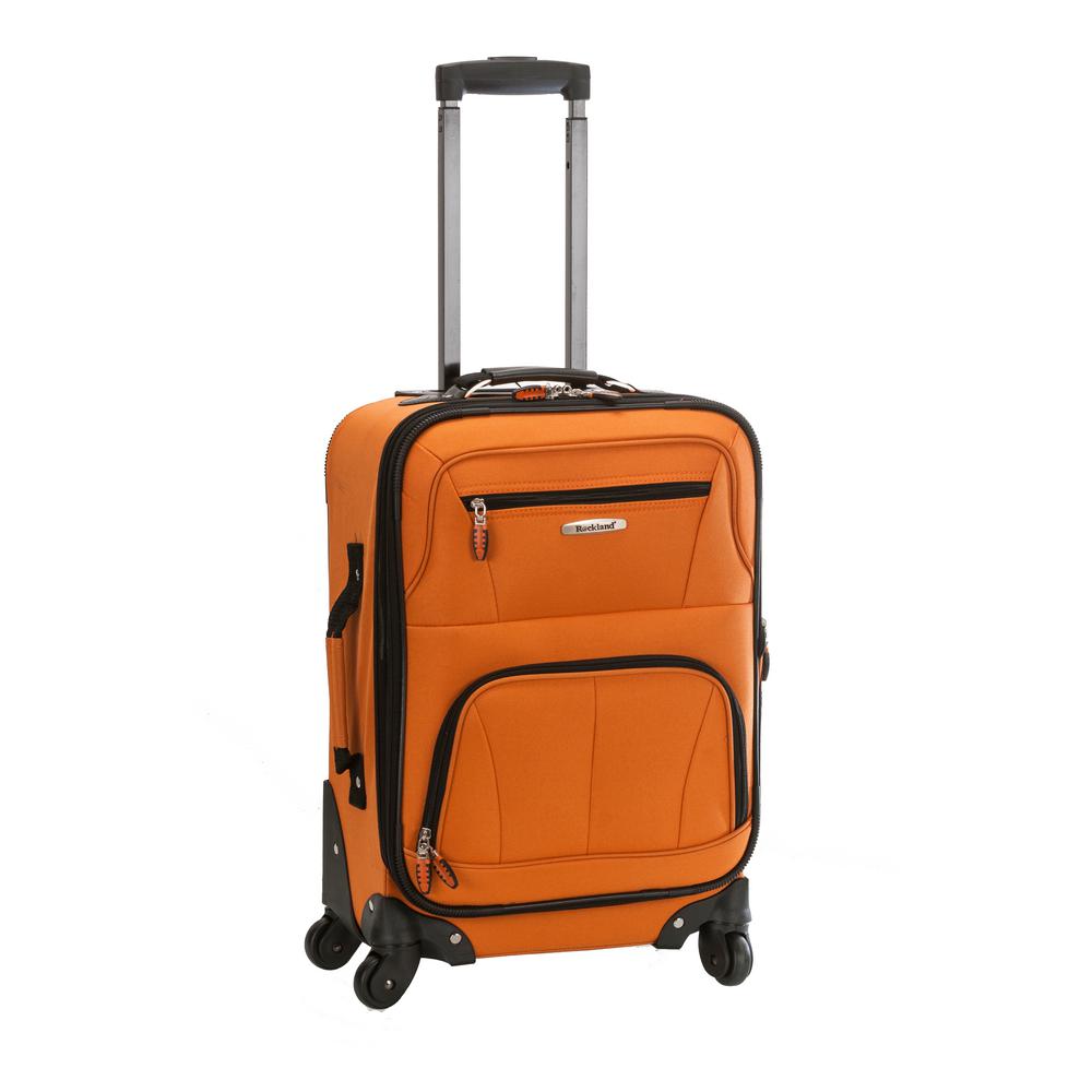 Rockland Pasadena 19 in. Expandable Spinner Carry-On, Orange was $110.0 now $38.5 (65.0% off)