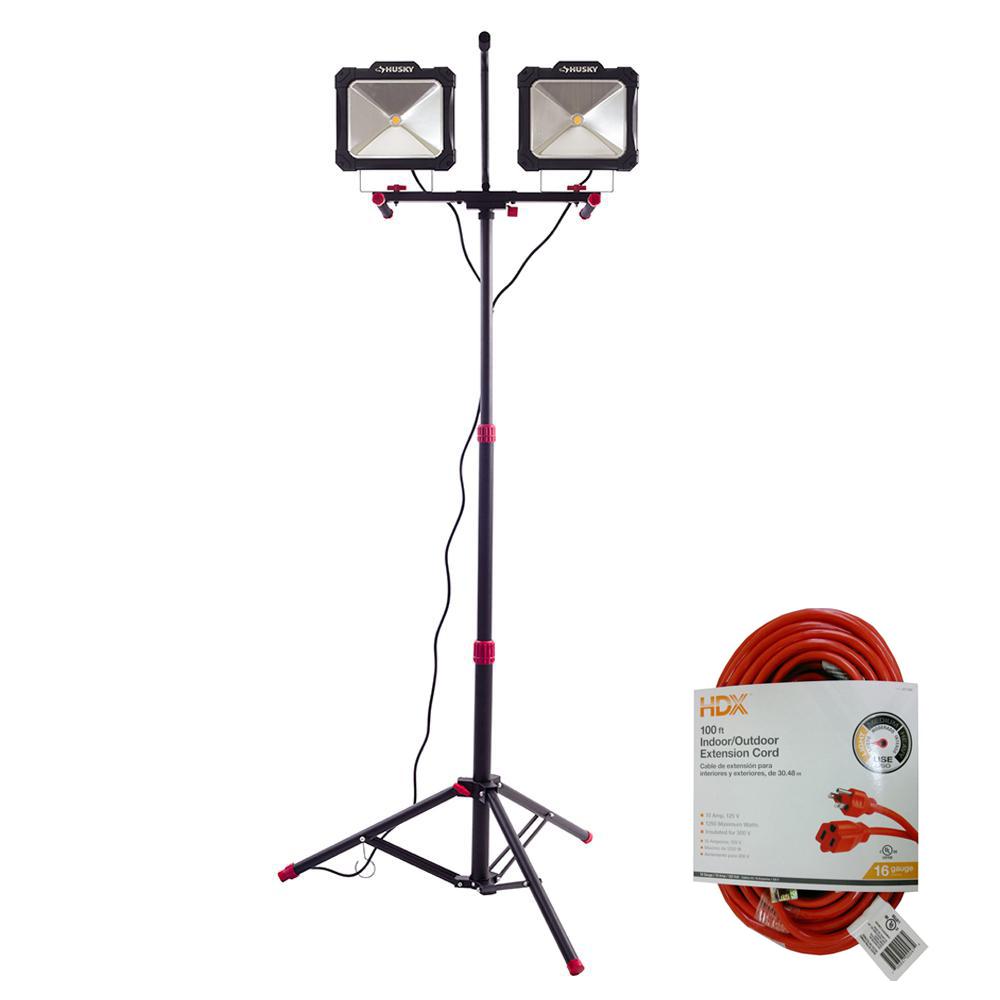 Husky Work Lights Commercial Lighting The Home Depot Work Lights Commercial Lighting