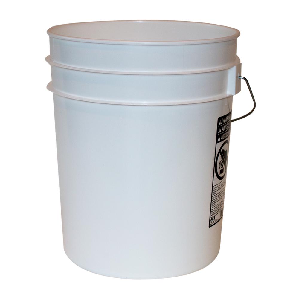 Paint Buckets And Lids The Home Depot 5 Gal White Pail 10 Pack