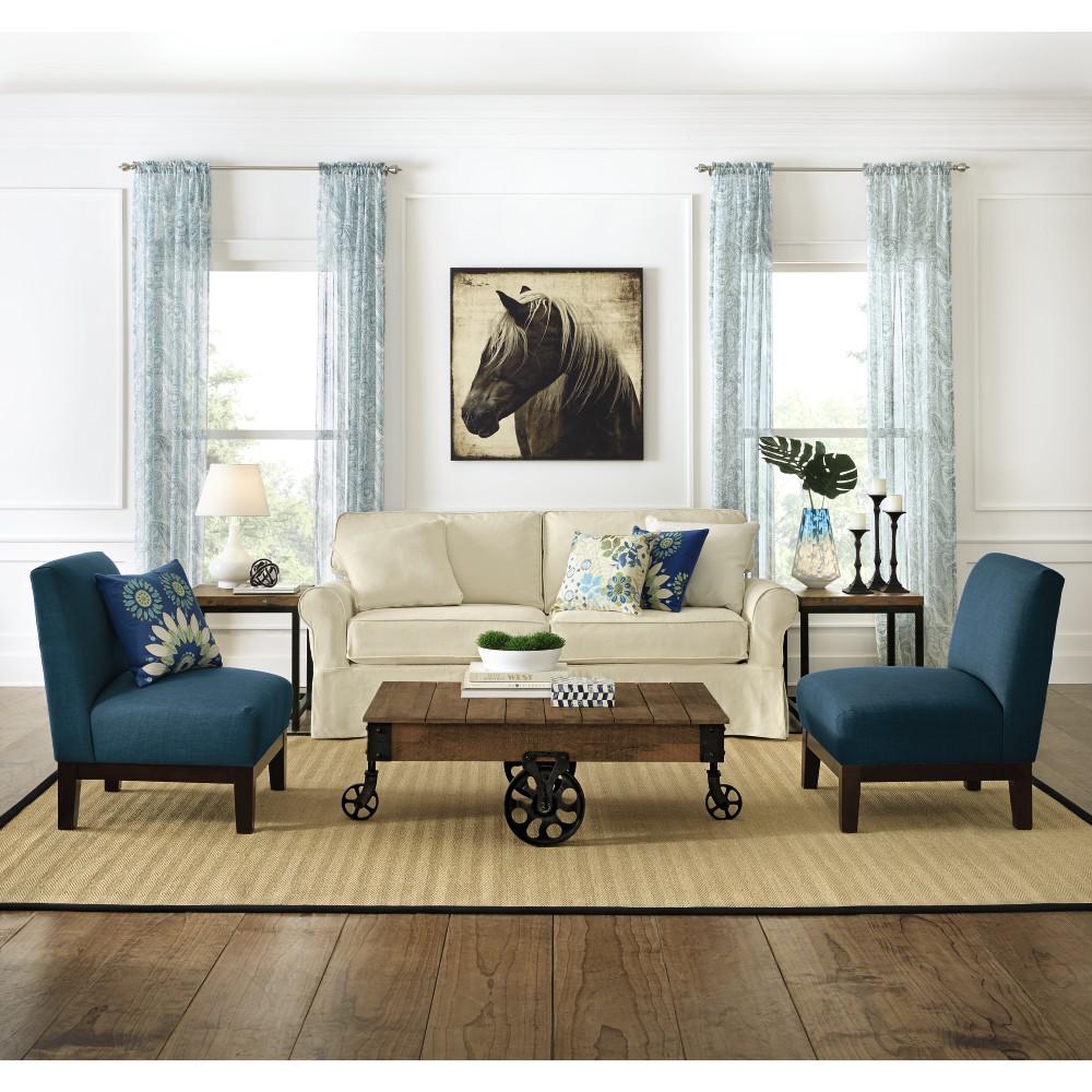 Home Decorators Collection Mayfair Pearl Linen Sofa 1640000870