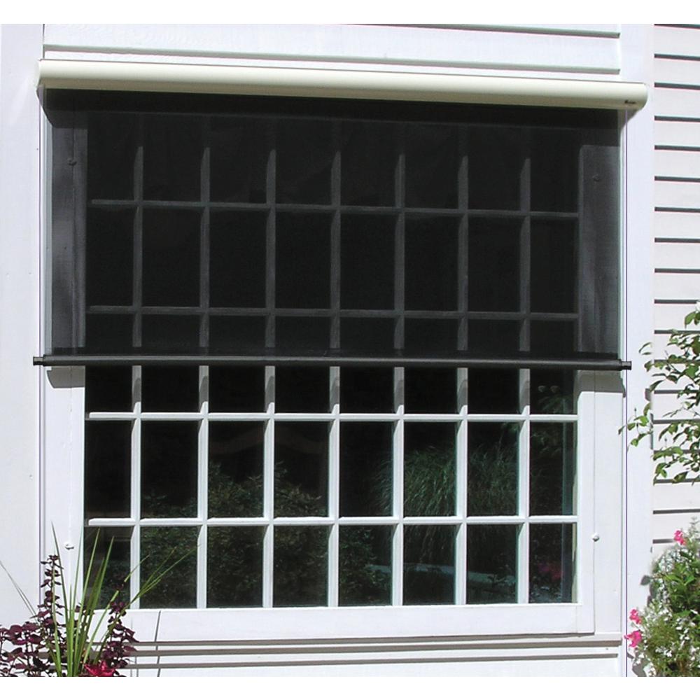 Modern Corded Exterior Shades for Large Space