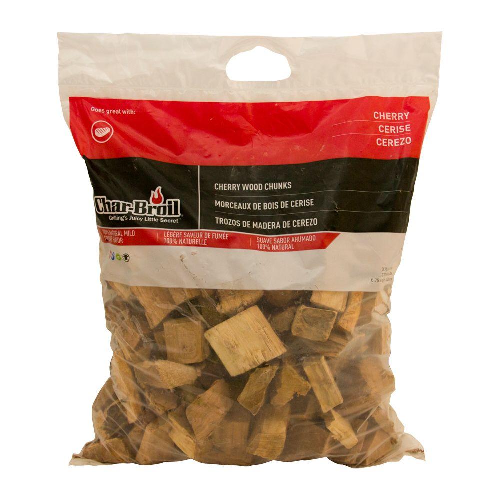 CharBroil Cherry Wood Chunks Large9489375 The Home Depot
