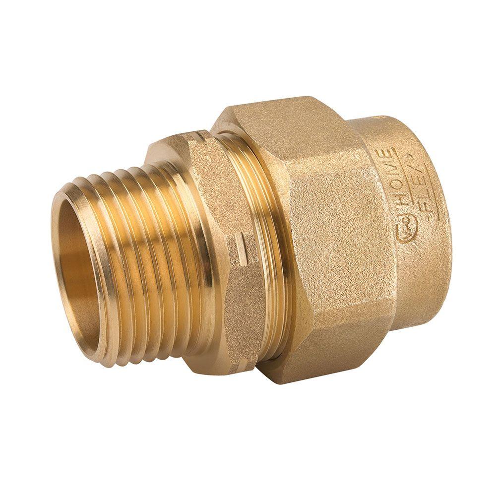 SharkBite 1/2 in. Brass Push-to-Connect x Male Pipe Thread Adapter ...