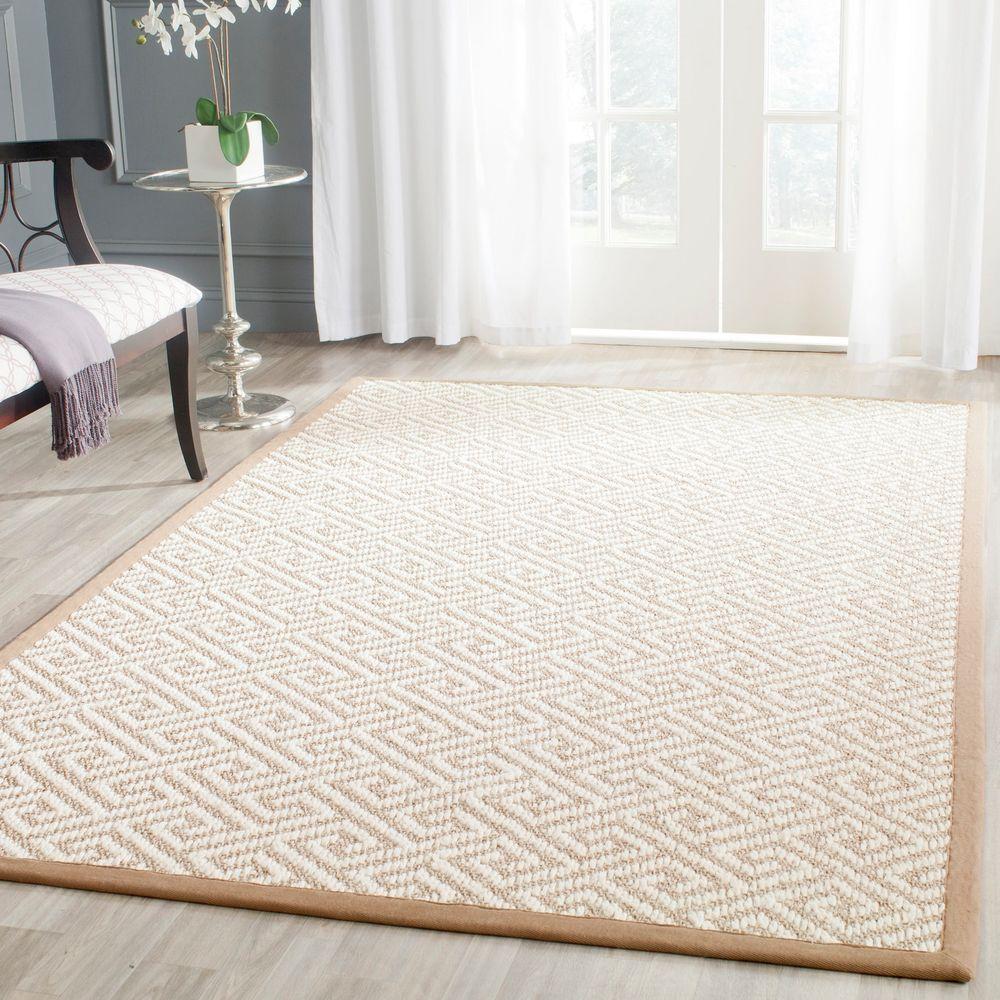 Safavieh Natural Fiber Beige 8 Ft. X 10 Ft. Area Rug-NF462A-8 - The ...