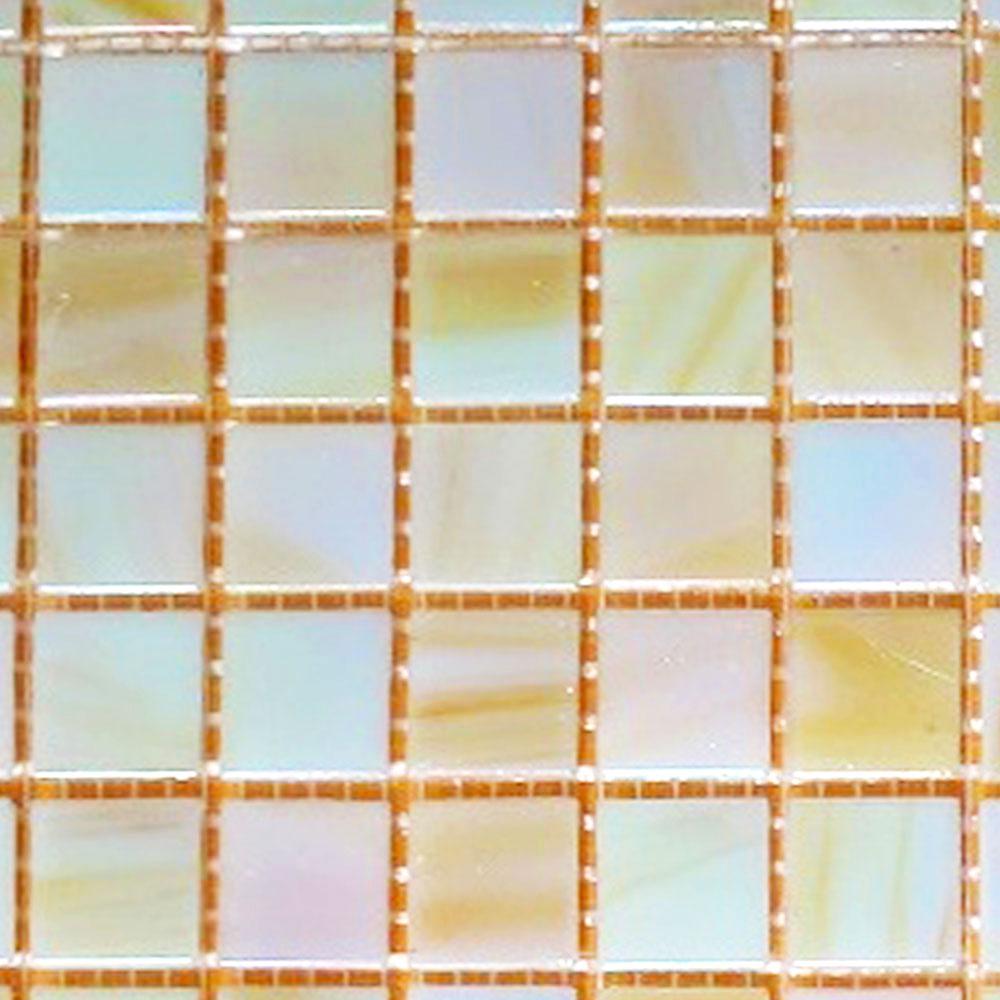 Bellaterra Home Pearly Iridescent 12 In X 4 Mm Gl Bellaterra Home Pearly Iridescent 12 In X 4 Mm Gl Mosaic